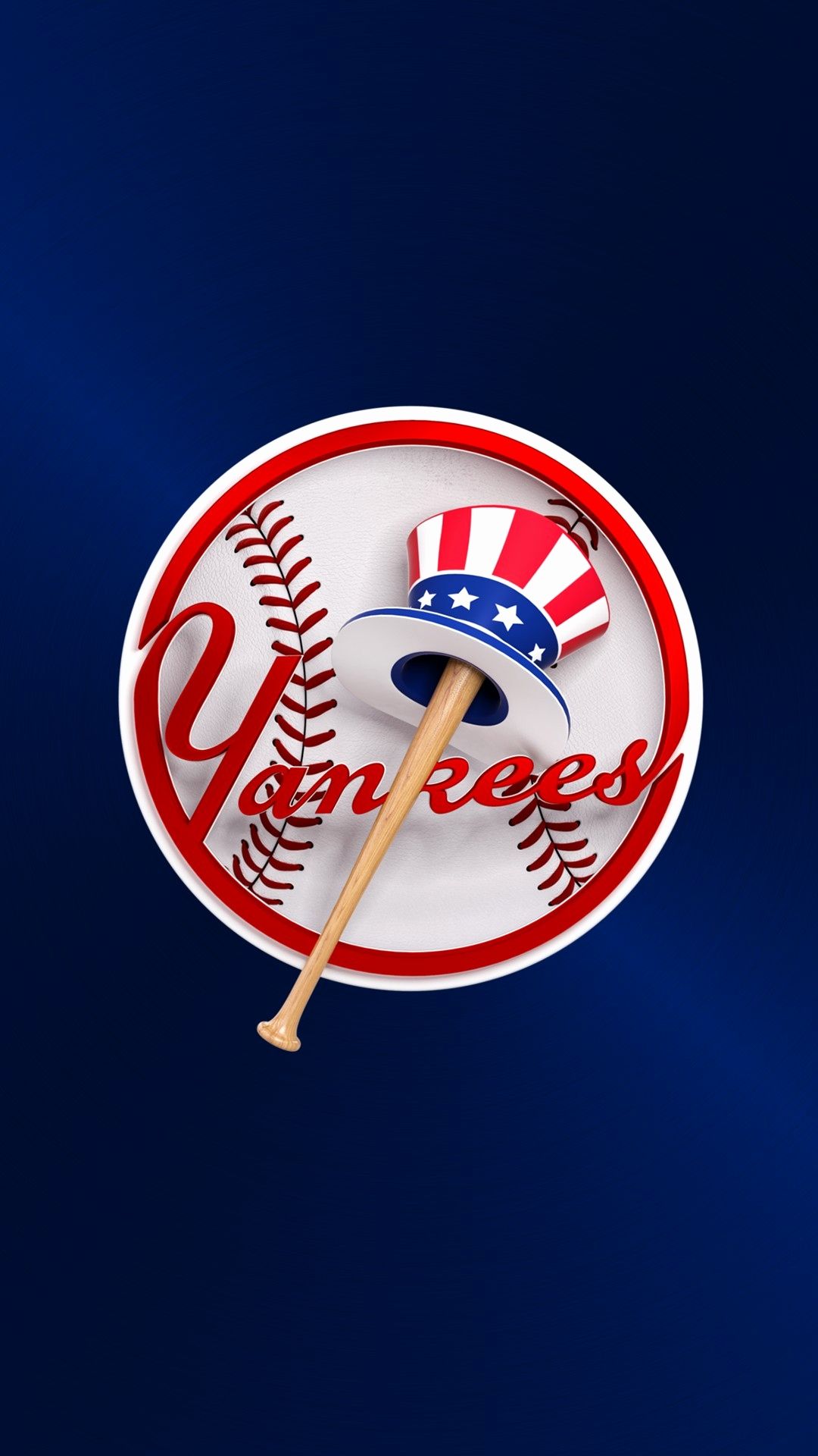 Logo New York Yankees baseball, MLB, 1080x1920 Verticale, Telefono