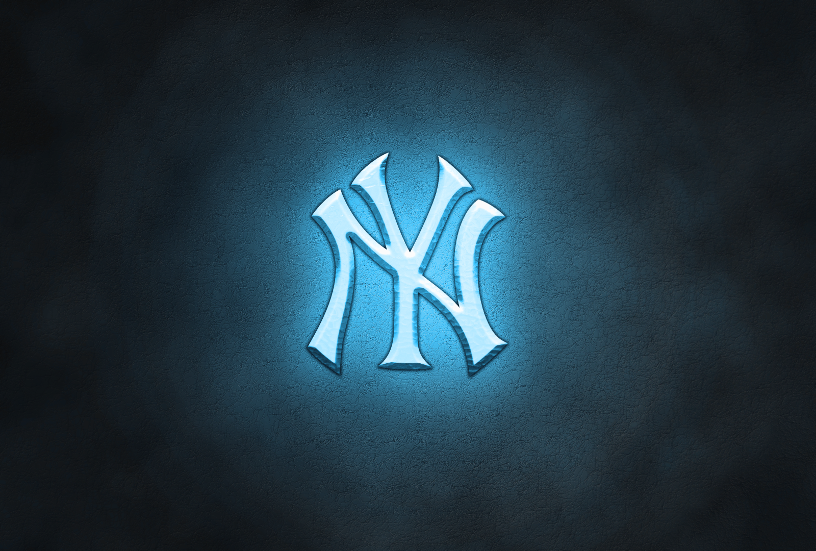Logo New York Yankees blu, 1600x1080 900p, PC Desktop