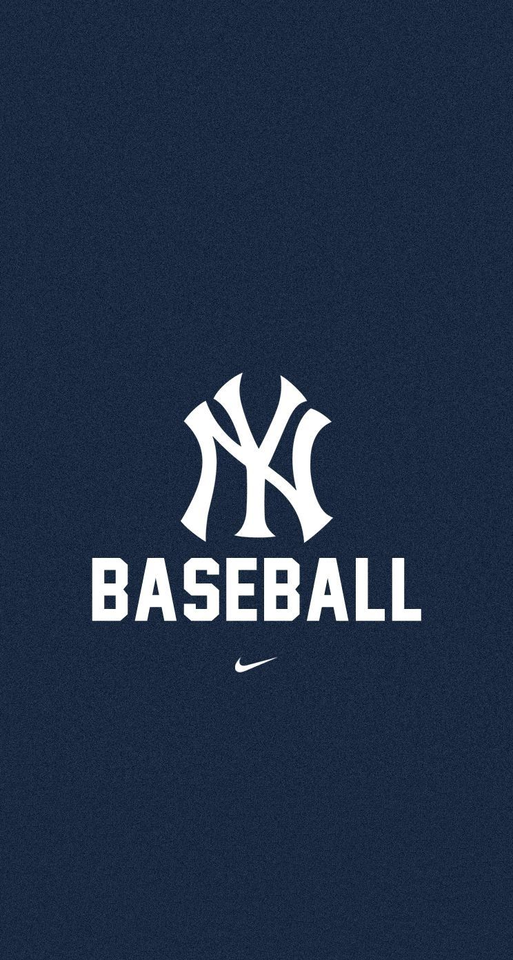 Logo Yankees Baseball Nike, swoosh, 744x1392 Full HD Verticale, iPhone