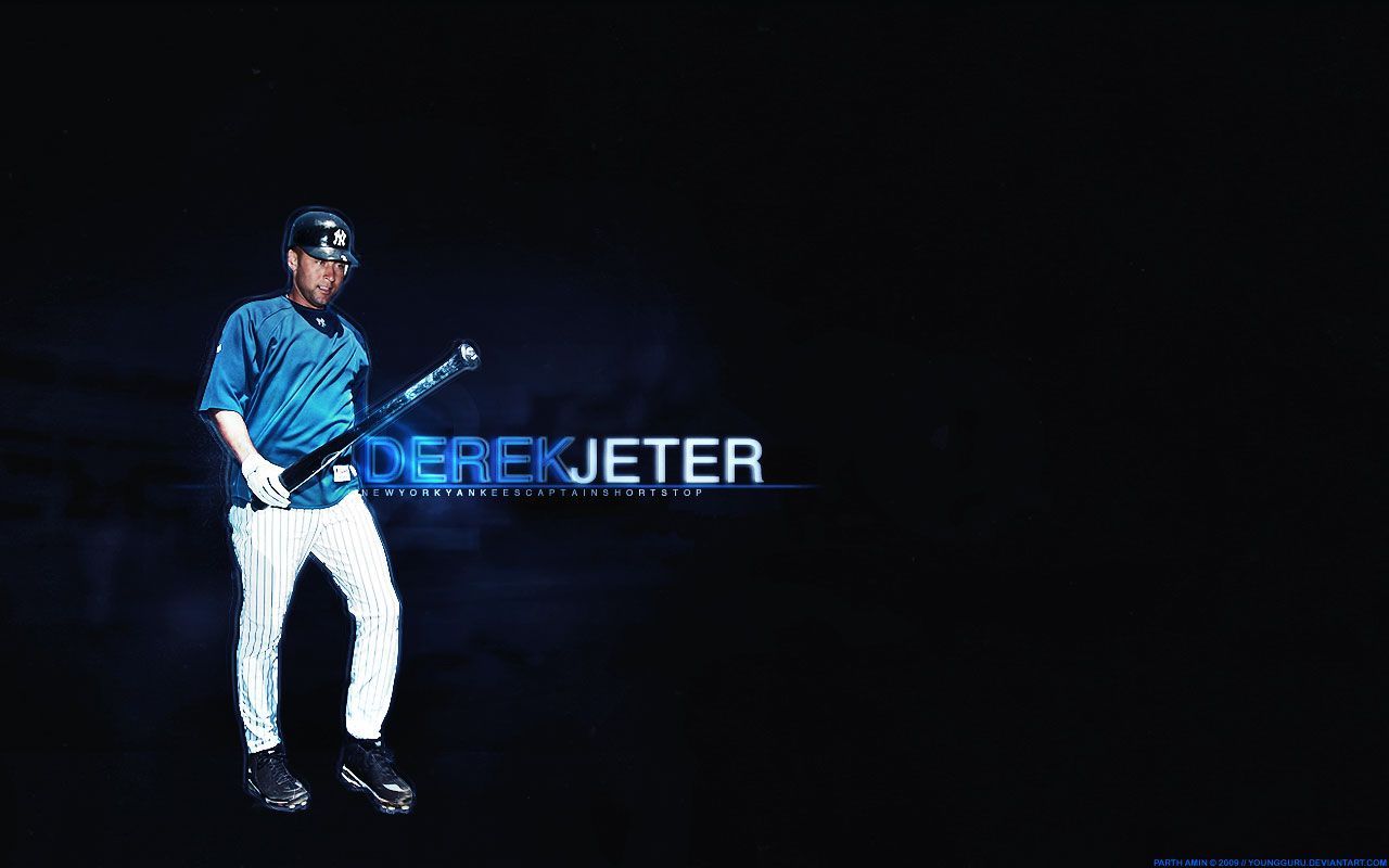 Derek Jeter Yankees baseball, 1280x800 720p, Laptop