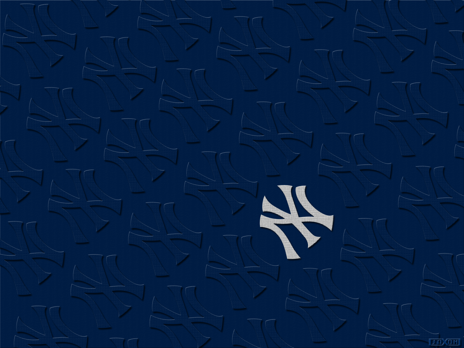 Logo New York Yankees blu, 1600x1200 HD, Desktop