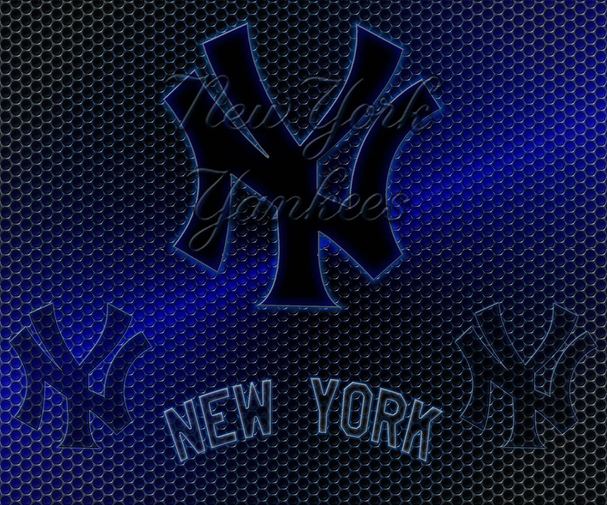 Logo New York Yankees blu, 2000x1665 Hi-Res, PC