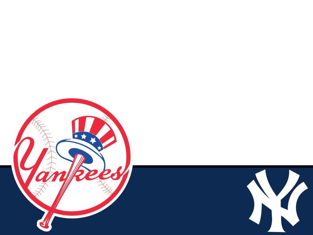Logo New York Yankees baseball, 1024x768 HD, iMac