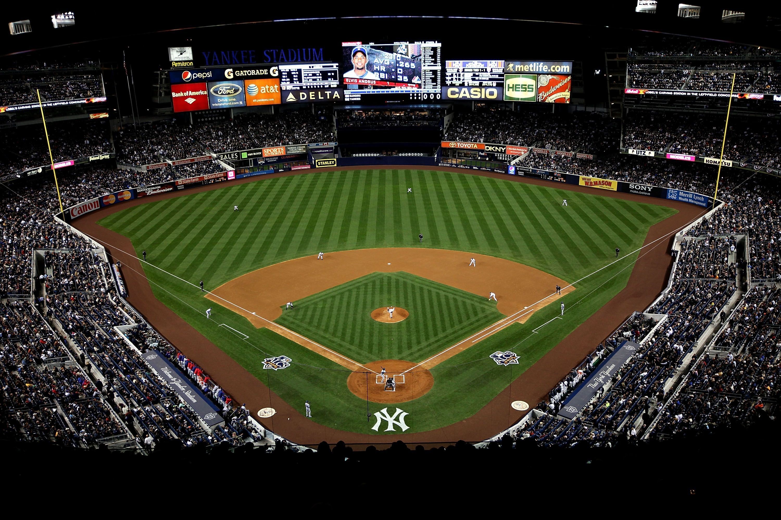Stadio Yankees baseball notturno, 3000x2000 2K+, Laptop