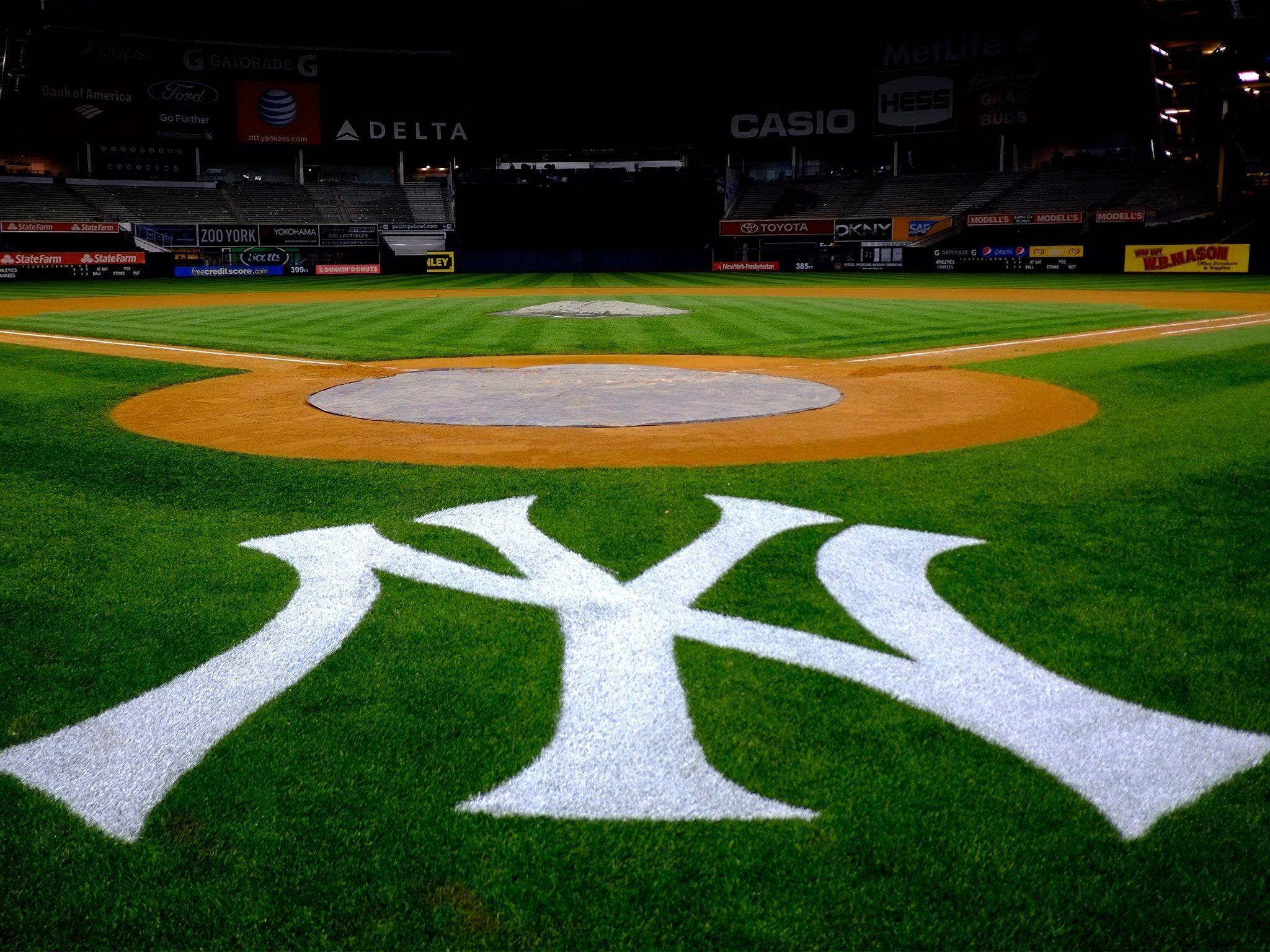 Logo NY Yankees campo baseball, 2048x1536 Hi-Res, iMac