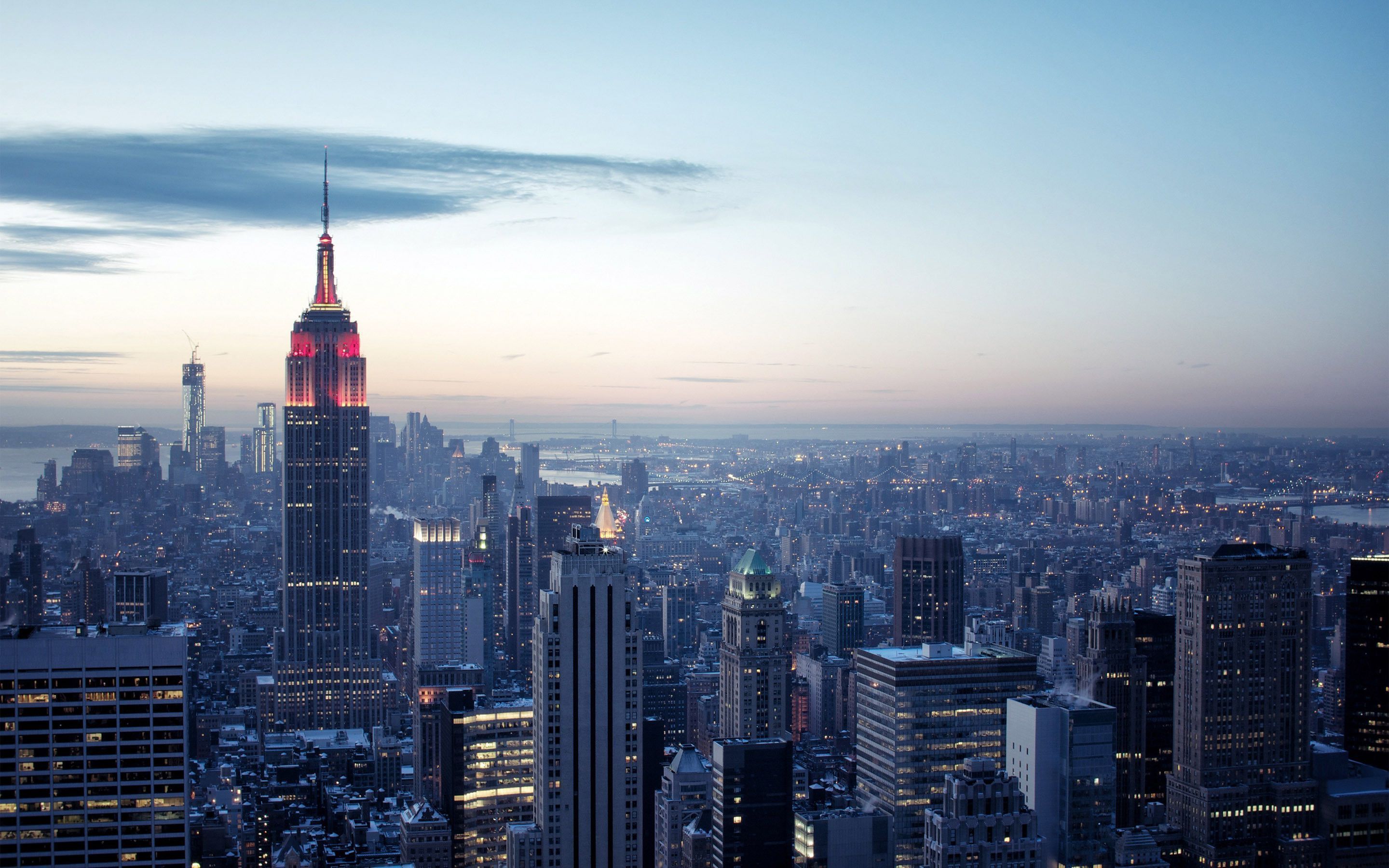 Empire State Building skyline New York, 2880x1800 WQXGA, PC
