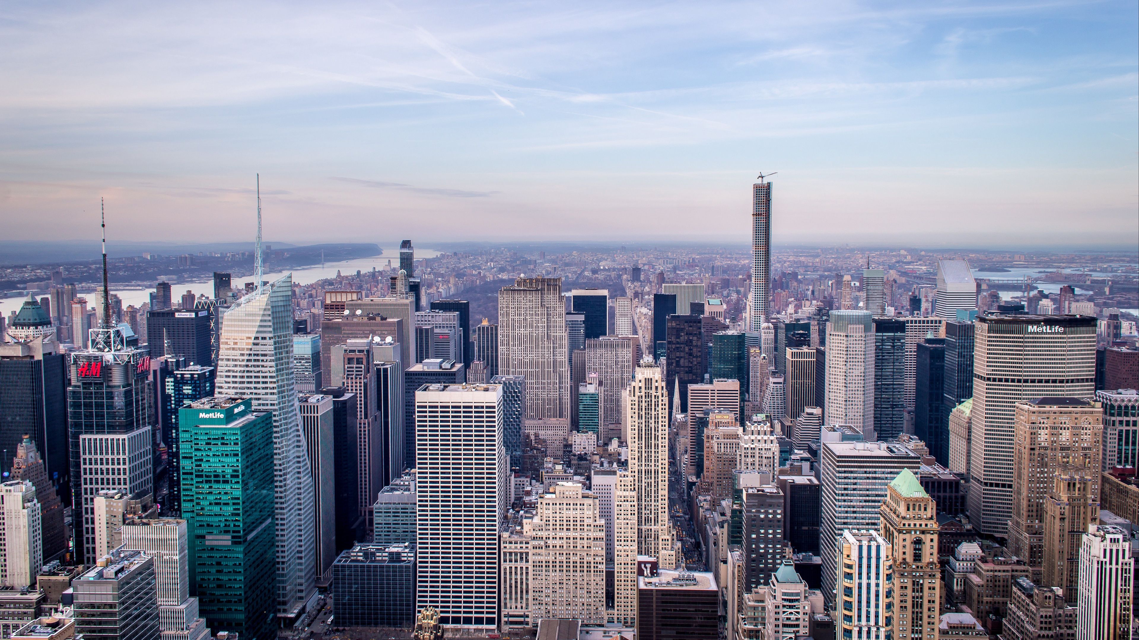 Skyline di Manhattan New York, 3840x2160 4K, Desktop 4K