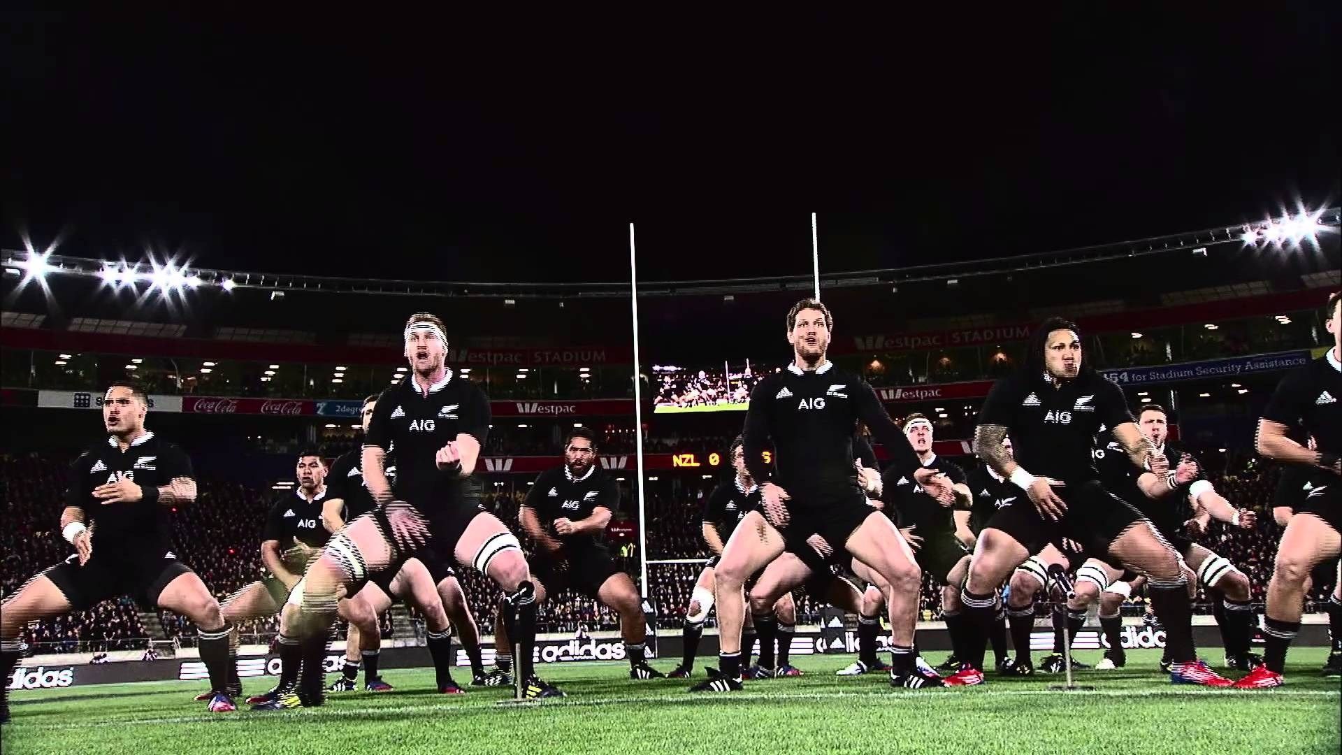 All Blacks squadra haka, Nuova Zelanda, 1920x1080 Full HD 1080p, PC