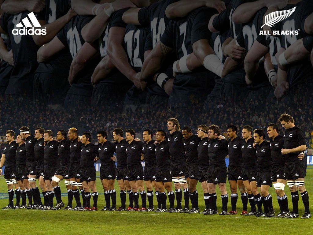 All Blacks Haka rugby collage, 1024x768 HD, Desktop