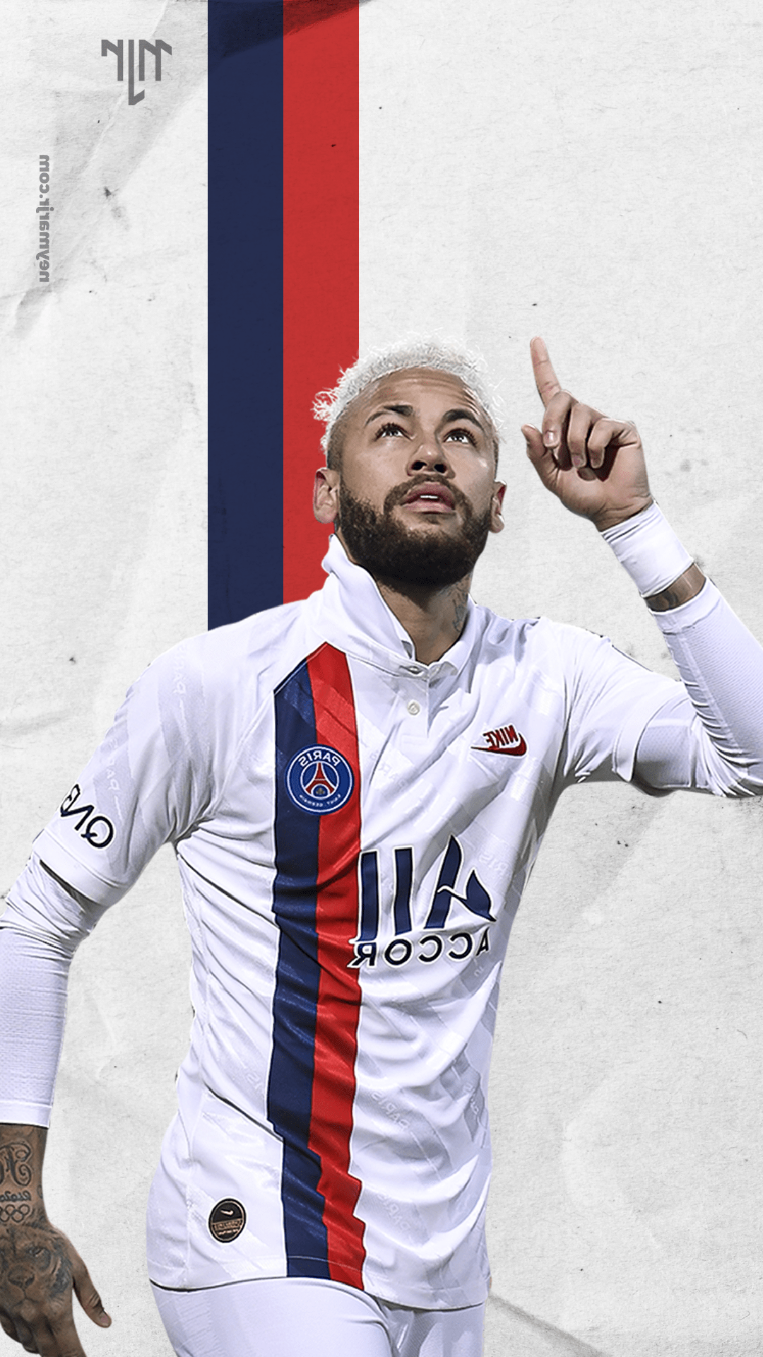 Neymar maglia PSG, 1080x1920 Verticale, Samsung Galaxy