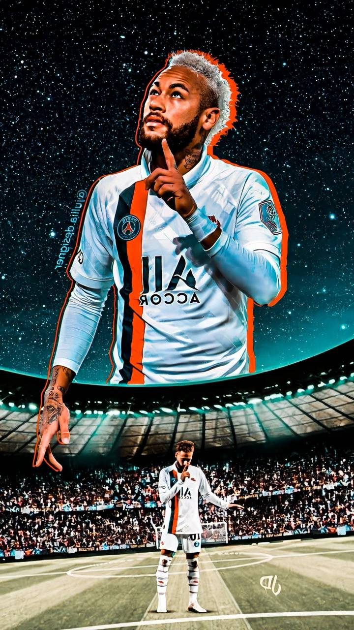 Neymar PSG stadio, 720x1280 Full HD Verticale, Smartphone