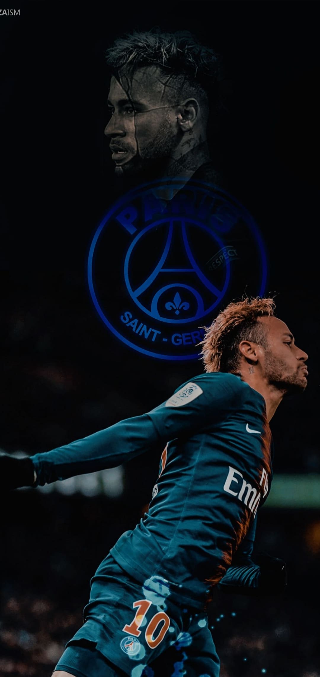 Neymar PSG celebrazione, 1080x2280 Verticale, Mobile