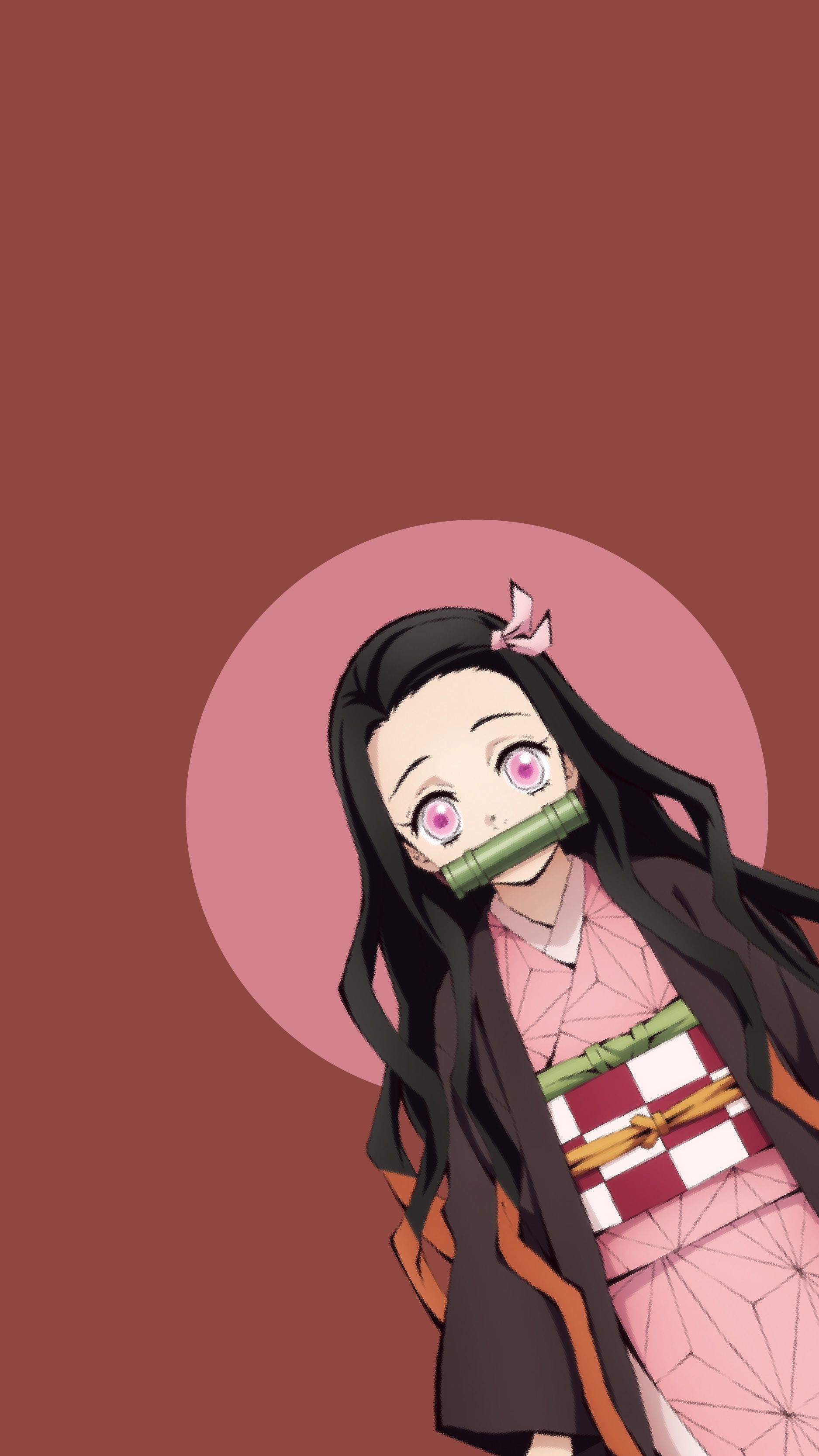 Nezuko Demon Slayer anime, 1875x3333 Verticale, Mobile