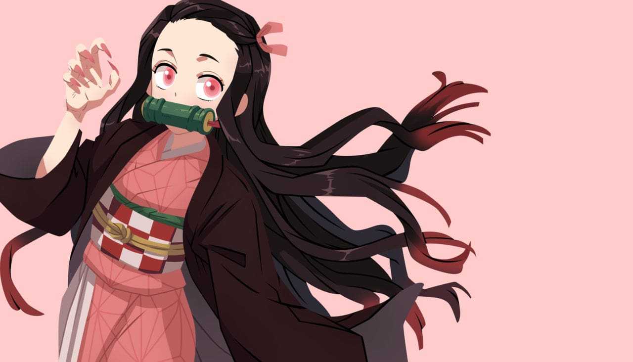 Nezuko Demon Slayer anime, 1280x732 HD, Desktop