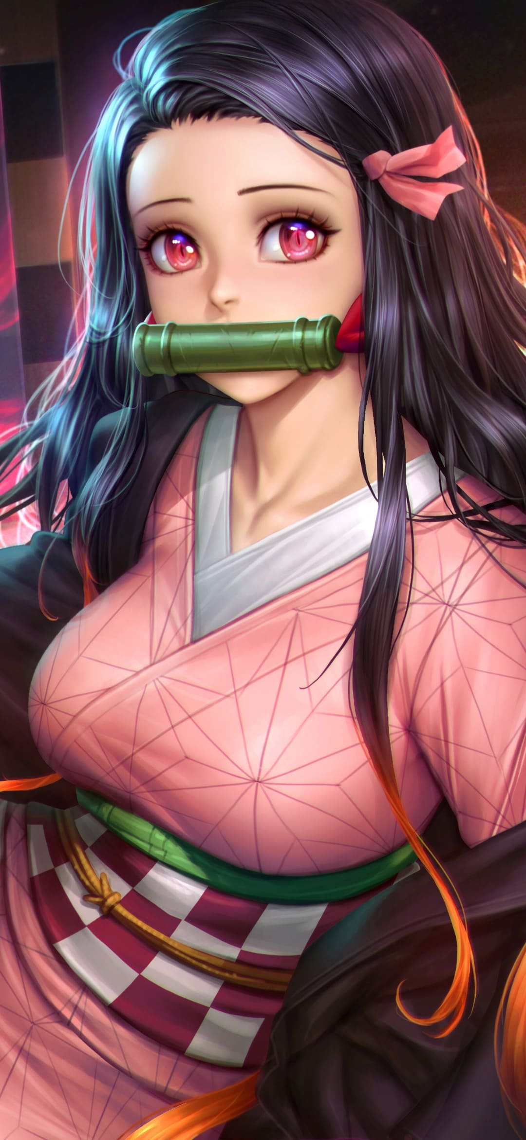 Nezuko Kamado Demon Slayer, 1080x2340 Verticale, Xiaomi