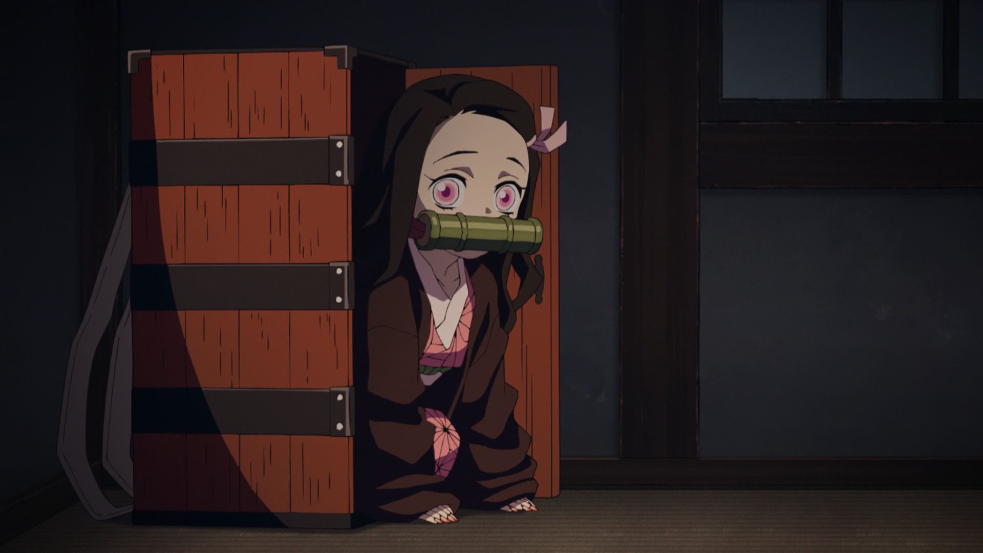 Nezuko Kamado nella scatola, 1920x1080 Full HD, PC