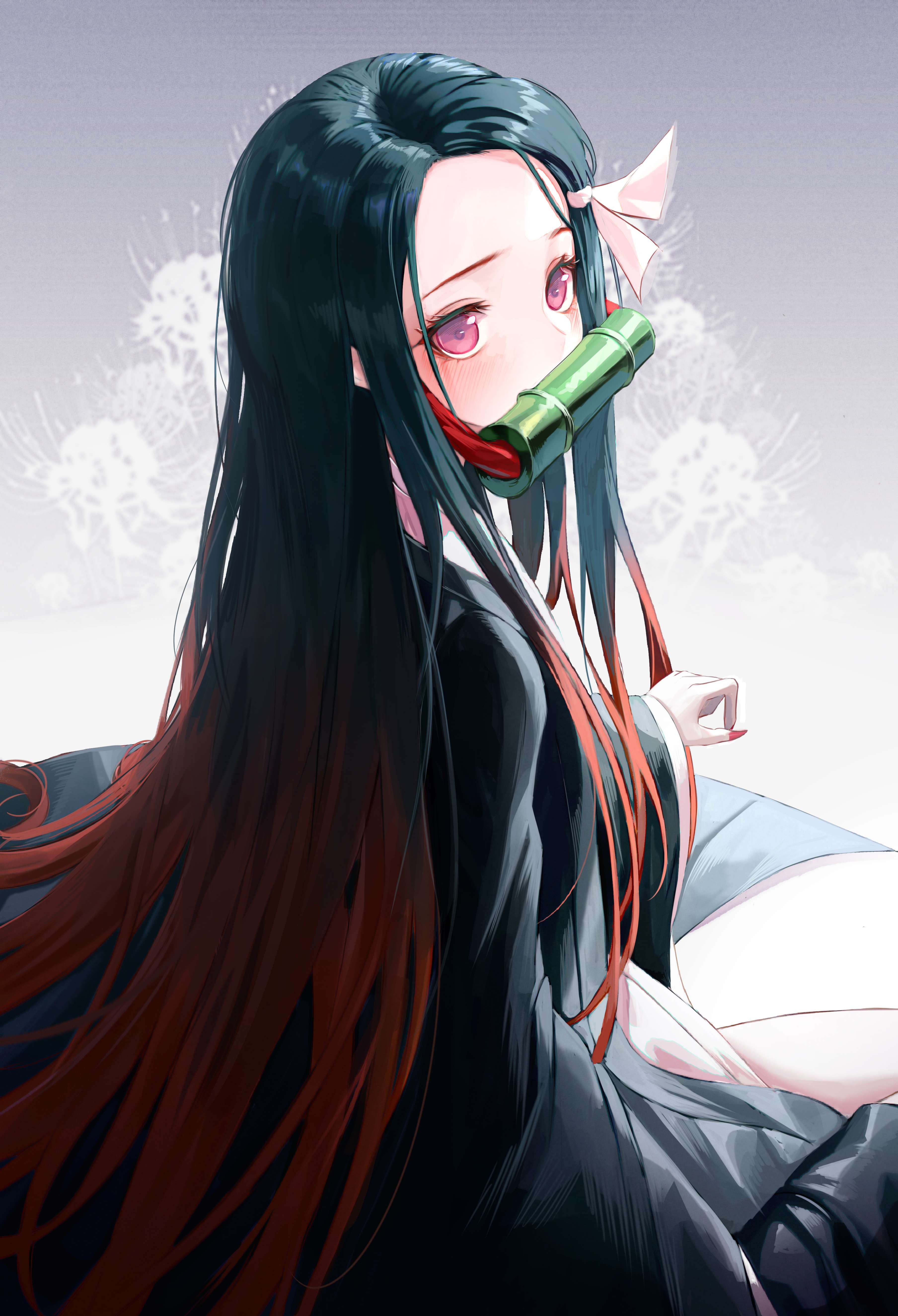 Nezuko Kimetsu no Yaiba, Demon Slayer, 3616x5298 Full HD Verticale, Smartphone