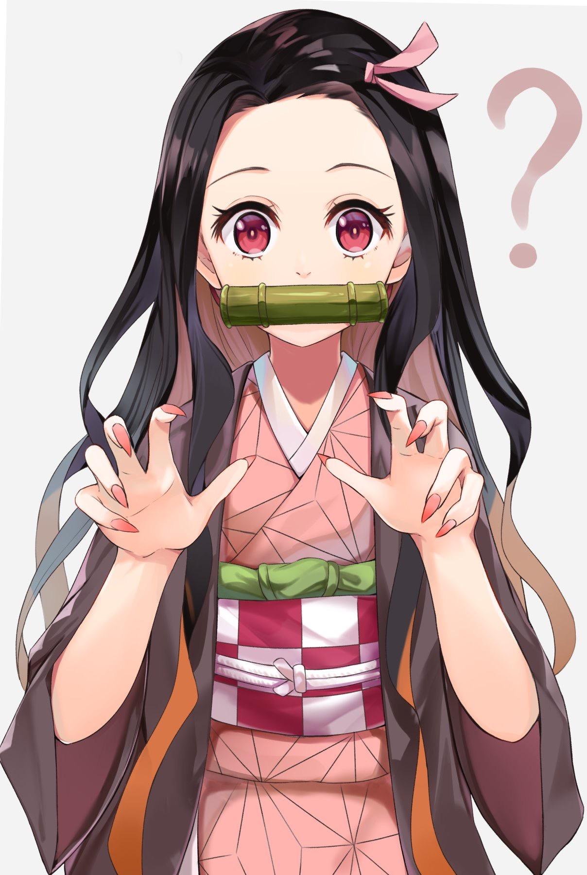 Nezuko Kimetsu no Yaiba, 1208x1800 Full HD Verticale, iPhone