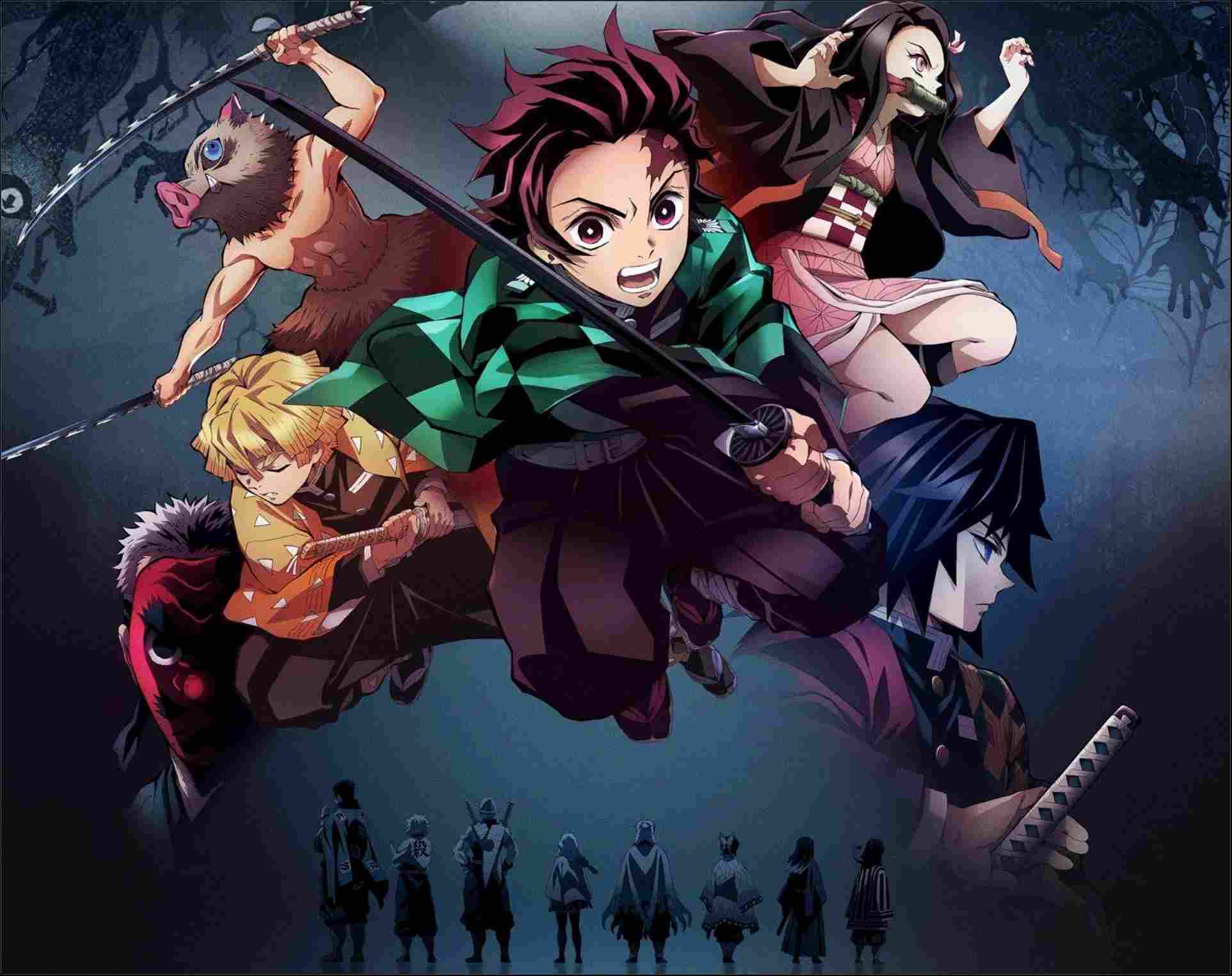 Demon Slayer personaggi anime, 1925x1526 Full HD+, PC Desktop
