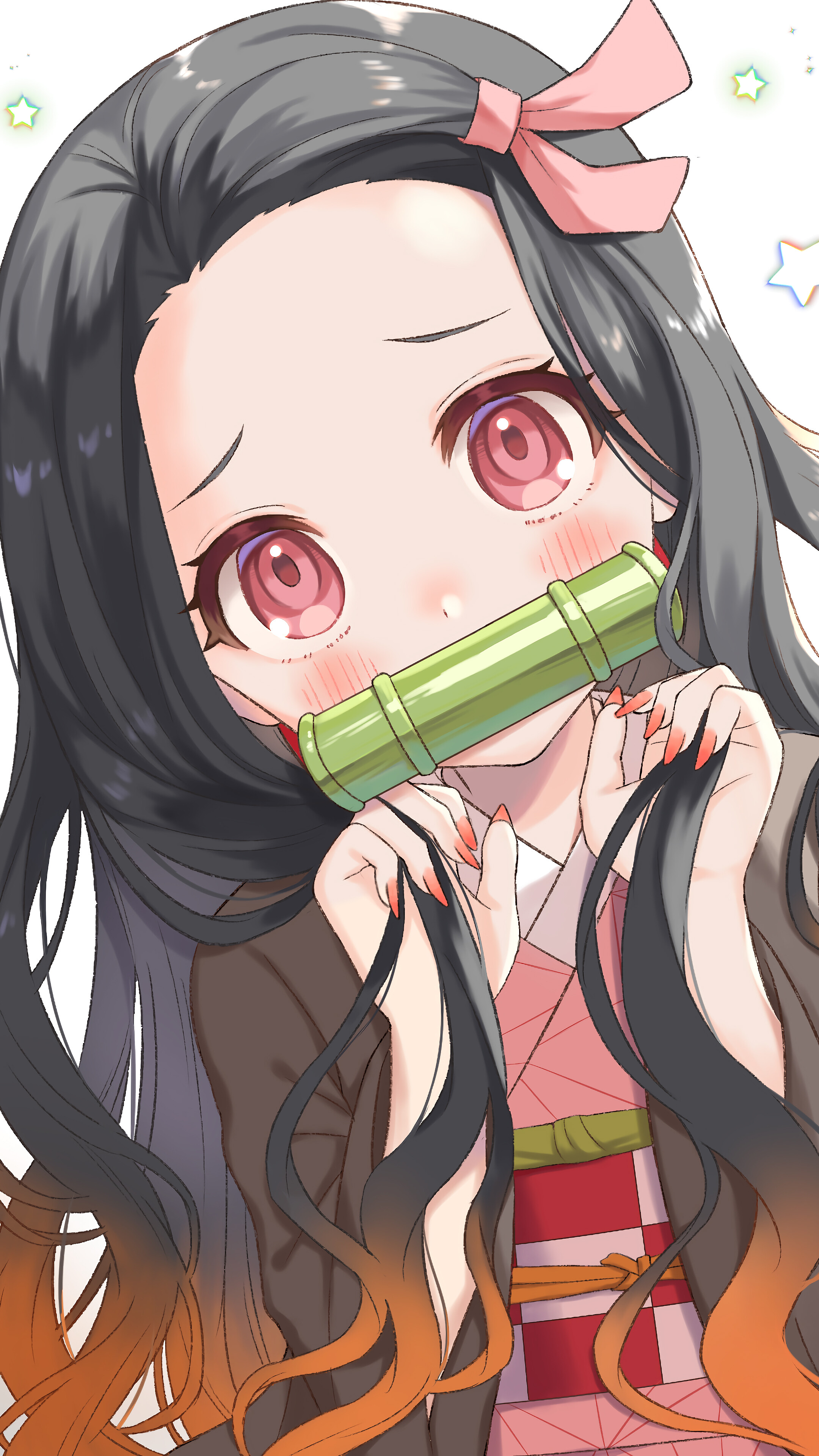 Nezuko Kimetsu no Yaiba, 2160x3840 Verticale, Telefono