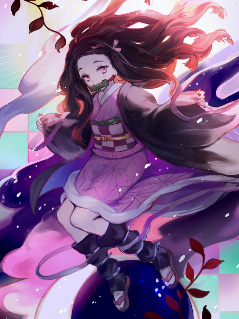 Nezuko Kamado, Demon Slayer, 768x1024 Verticale, OnePlus