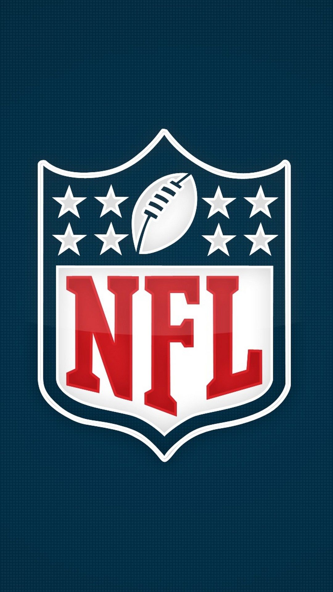 Logo scudo NFL blu, 1080x1920 Full HD Verticale, Samsung Galaxy