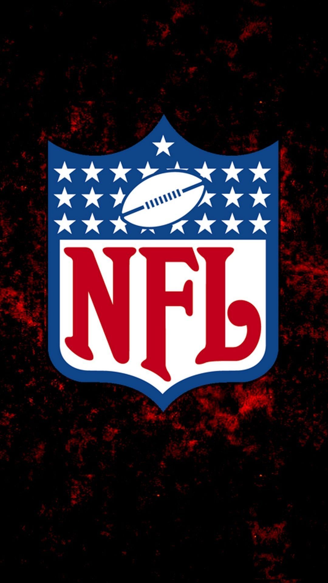 Logo NFL scudo rosso-blu, 1080x1920 Verticale, Mobile