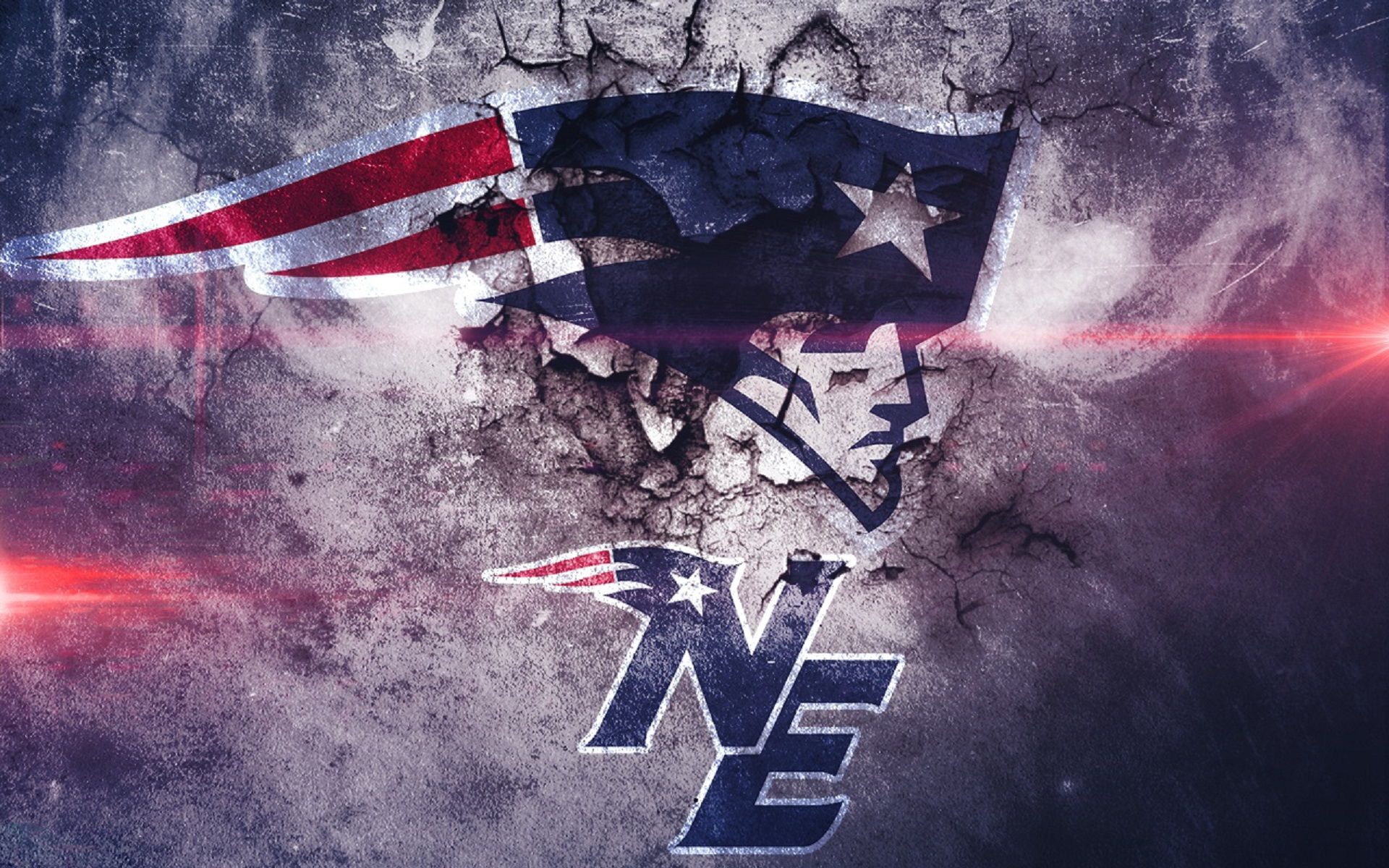 Logo New England Patriots grunge, 1920x1200 WUXGA, iMac