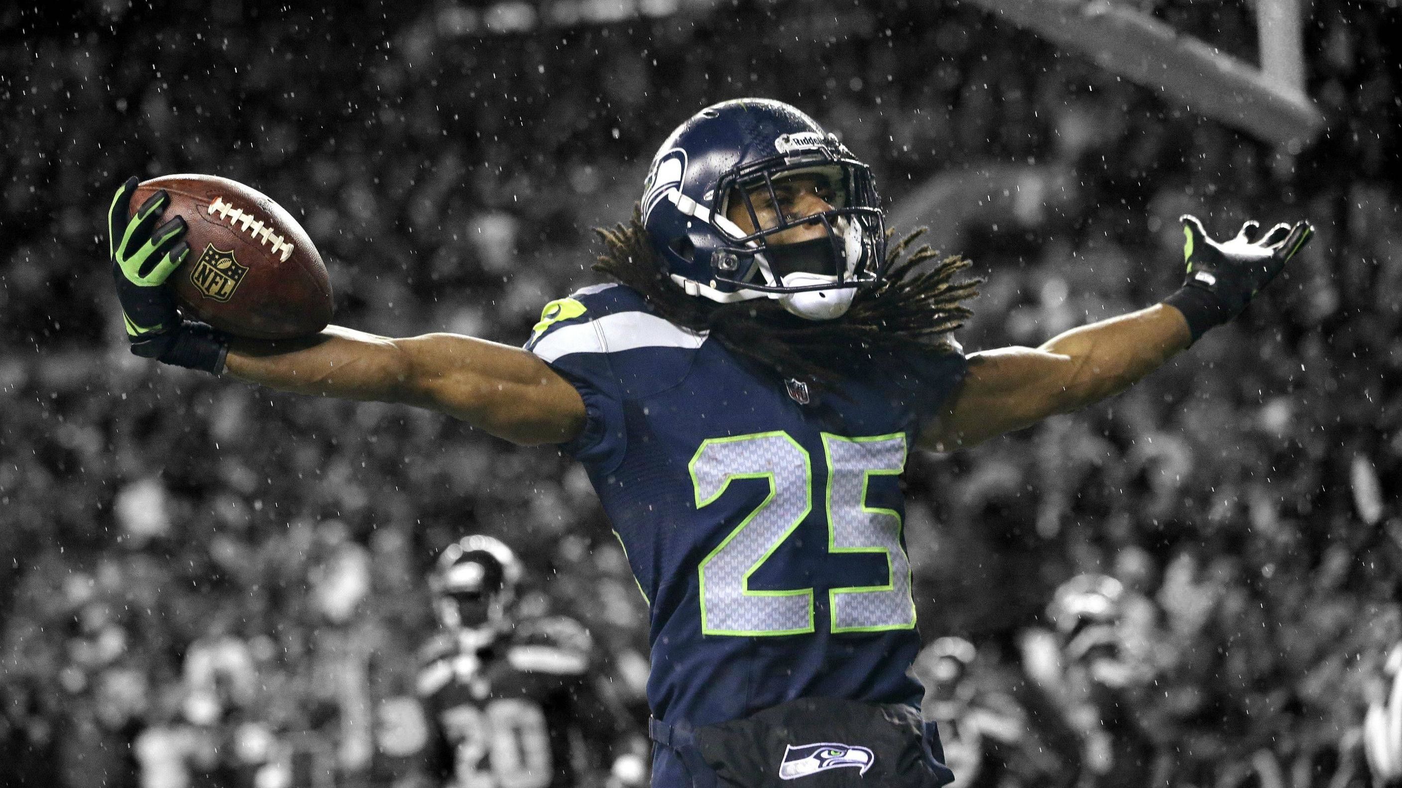 Giocatore NFL Seahawks numero 25, 2816x1583 2K, Desktop