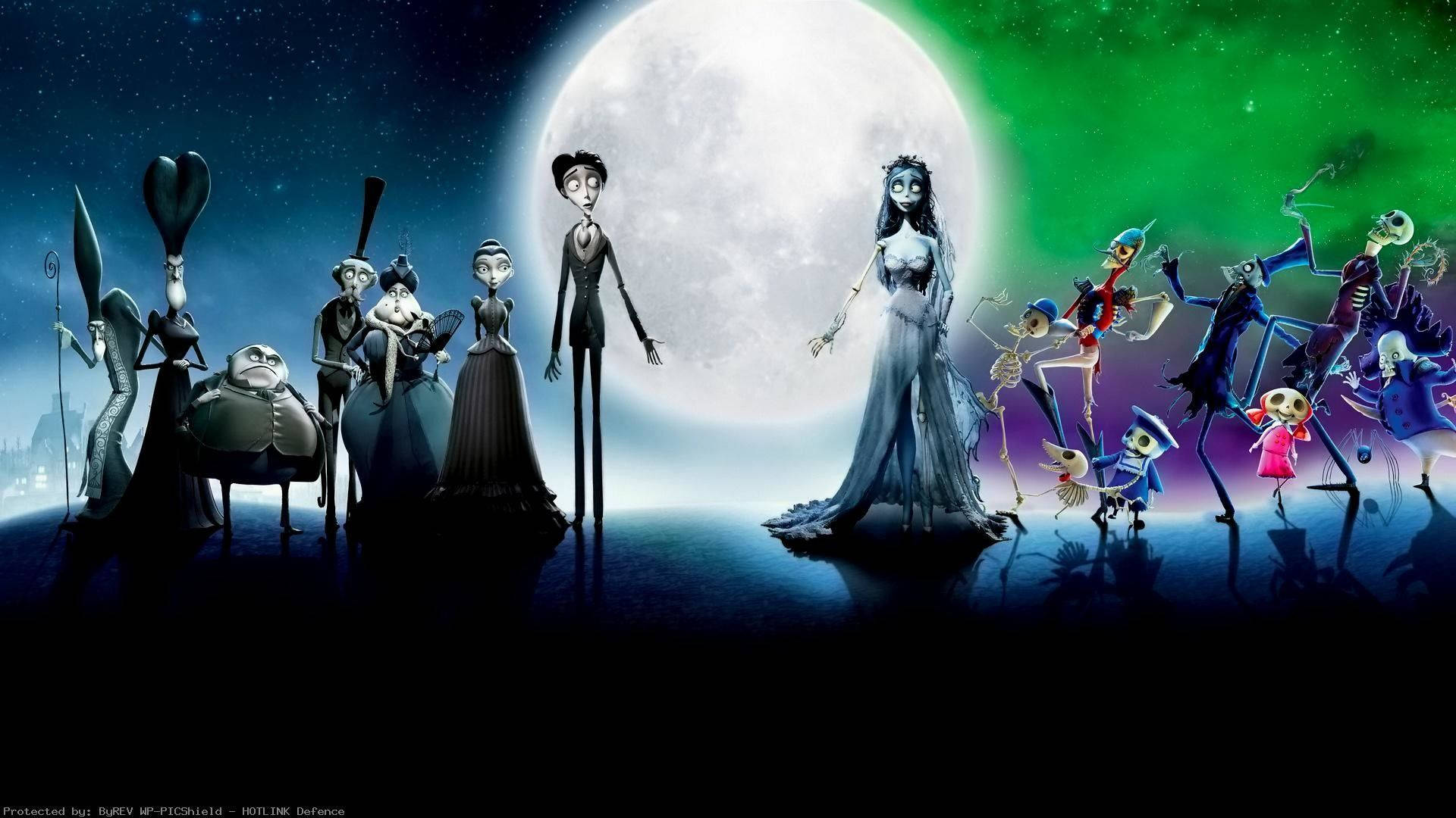 Corpse Bride personaggi luna, 1920x1080 1080p, Desktop