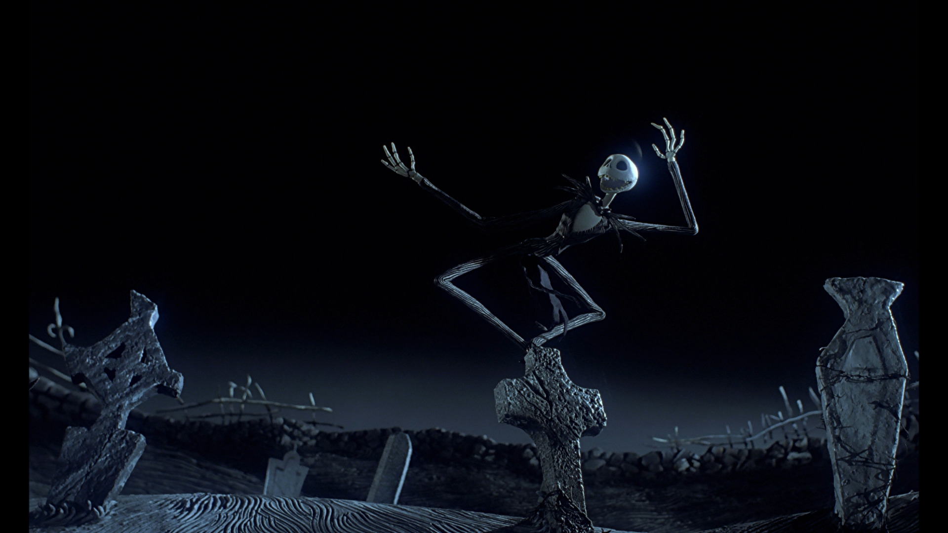 Jack Skellington cimitero notturno, 1920x1080 1080p, Desktop