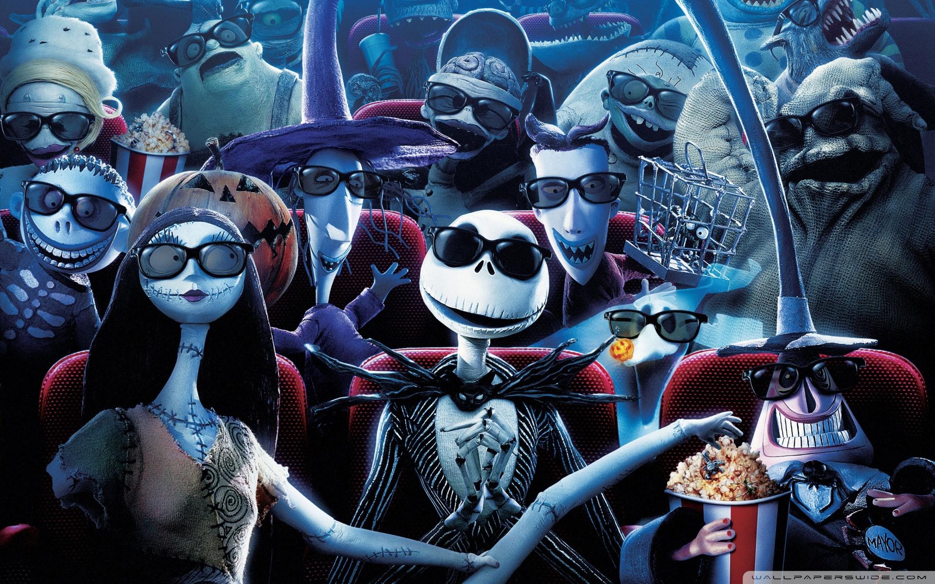 Jack Skellington personaggi cinema 3D, 1920x1200 WUXGA, Laptop