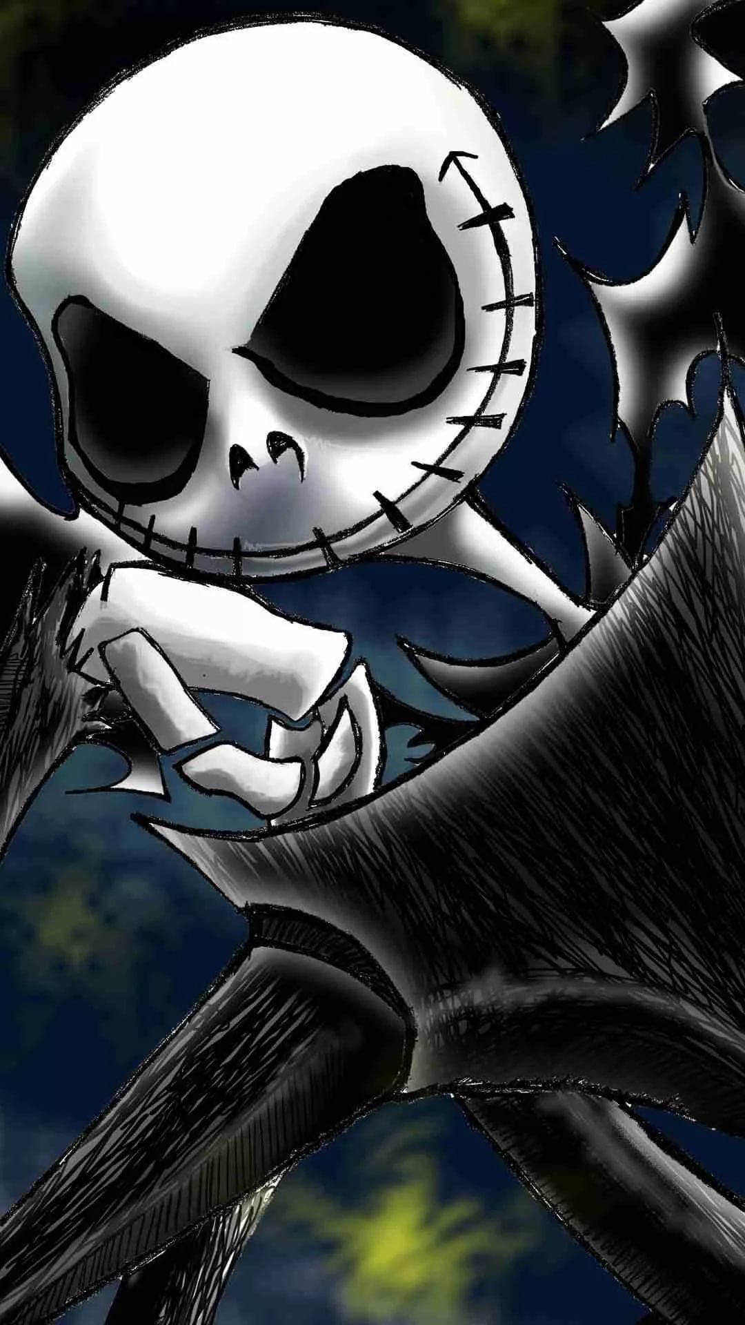 Jack Skellington Nightmare Before Christmas, 1080x1920 Verticale, Mobile