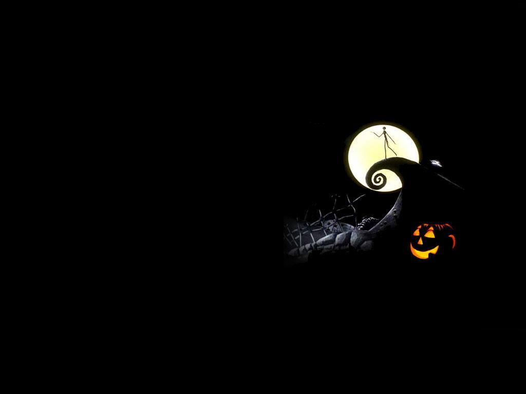 Jack Skellington collina luna, 1024x768 HD, PC