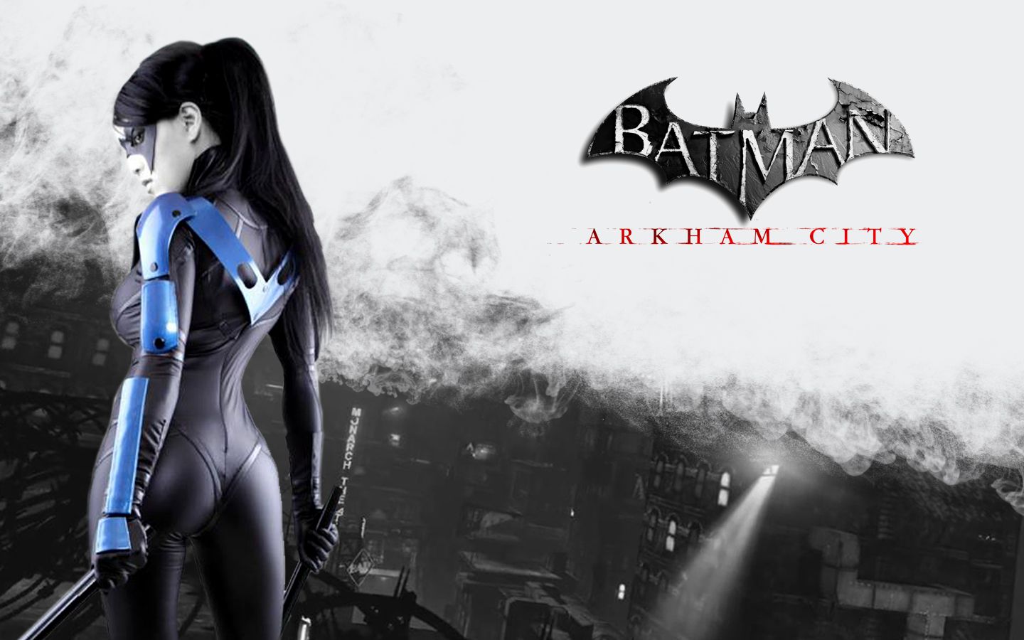 Nightwing femminile, Batman Arkham City, 1440x900 HD, Desktop