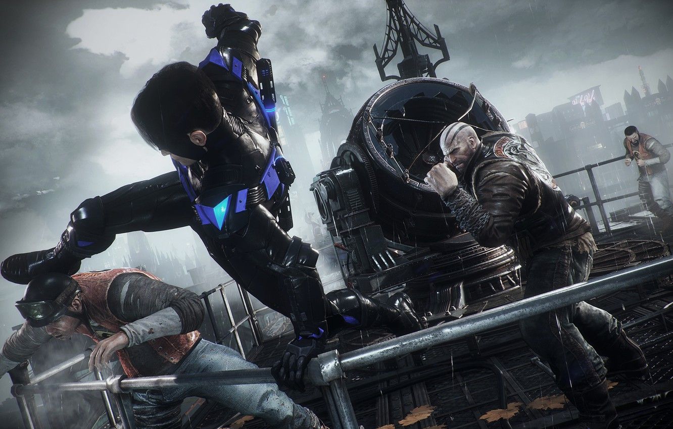 Nightwing combattimento Batman Arkham, 1332x850 HD, ROG Asus Laptop