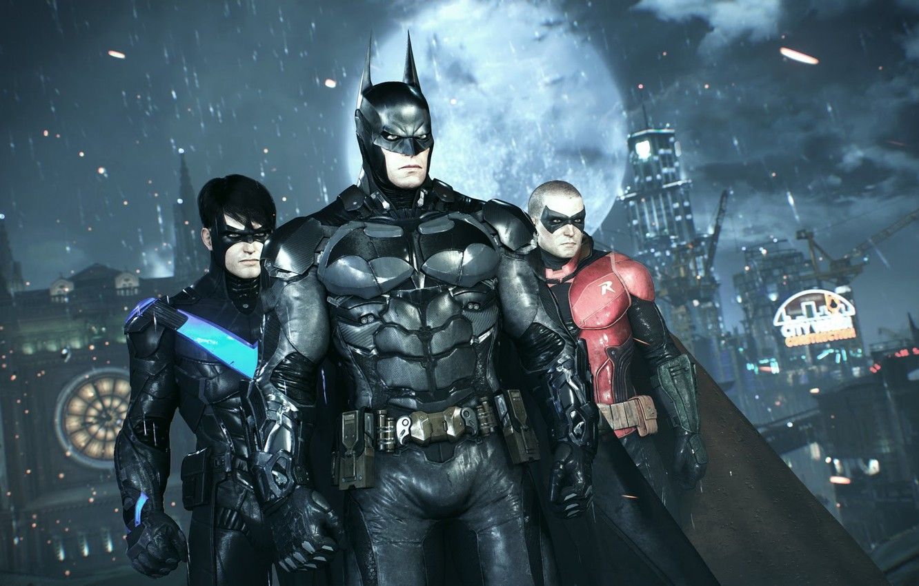Batman, Nightwing e Robin, 1332x850 720p, Laptop