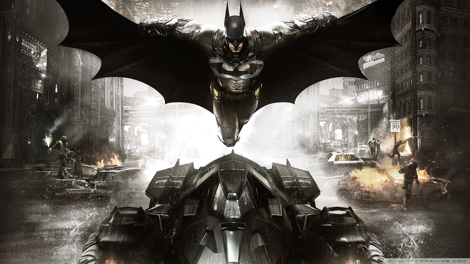 Batman Arkham Knight città, 1920x1080 1080p, PC