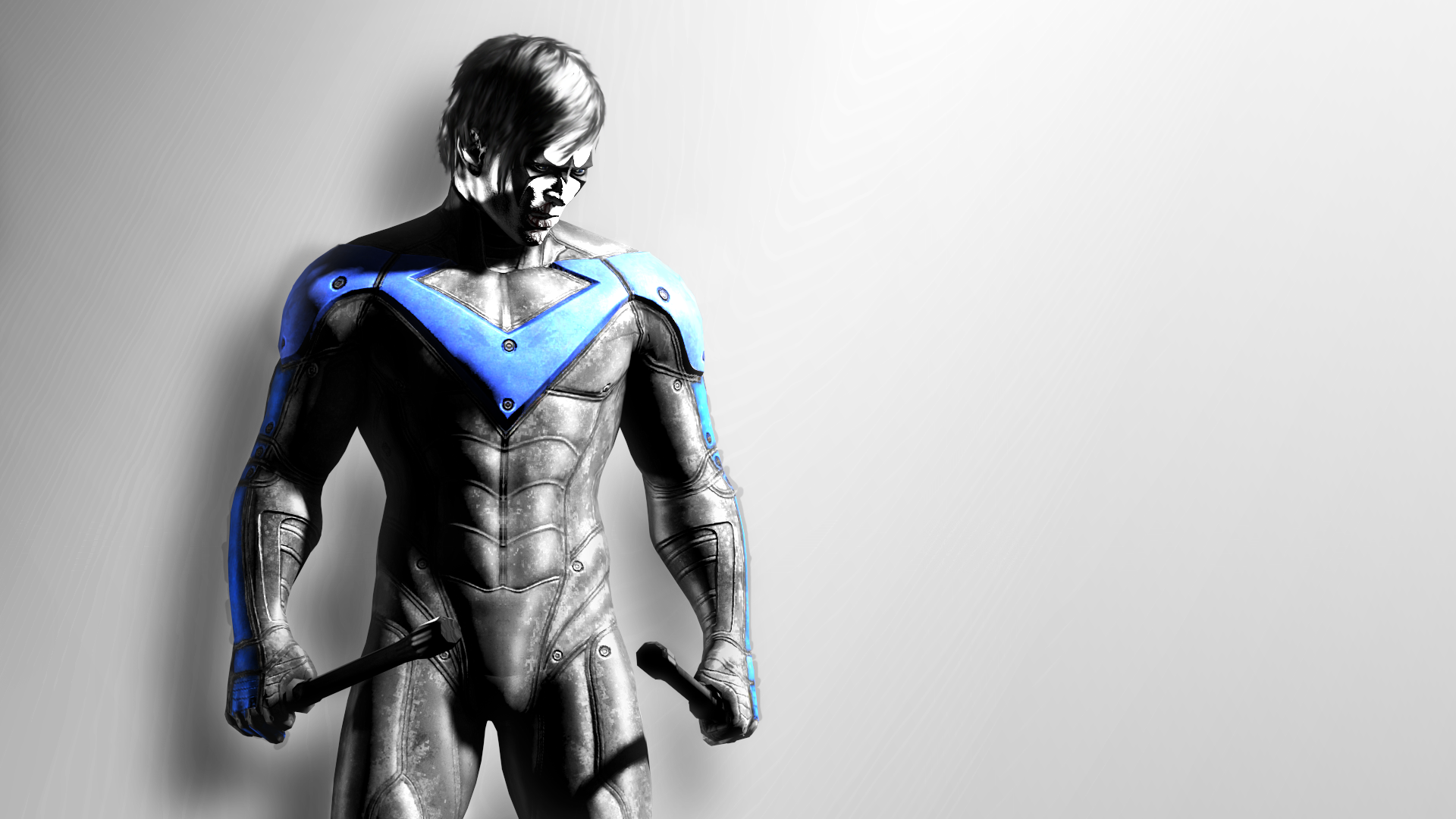 Nightwing Arkham Knight statua, 1920x1080 1080p, Desktop