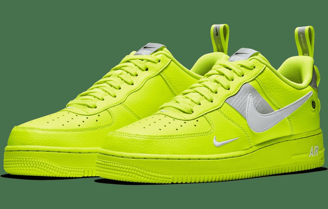 Nike Air Force 1 verde fluo, 1332x850 720p, PC