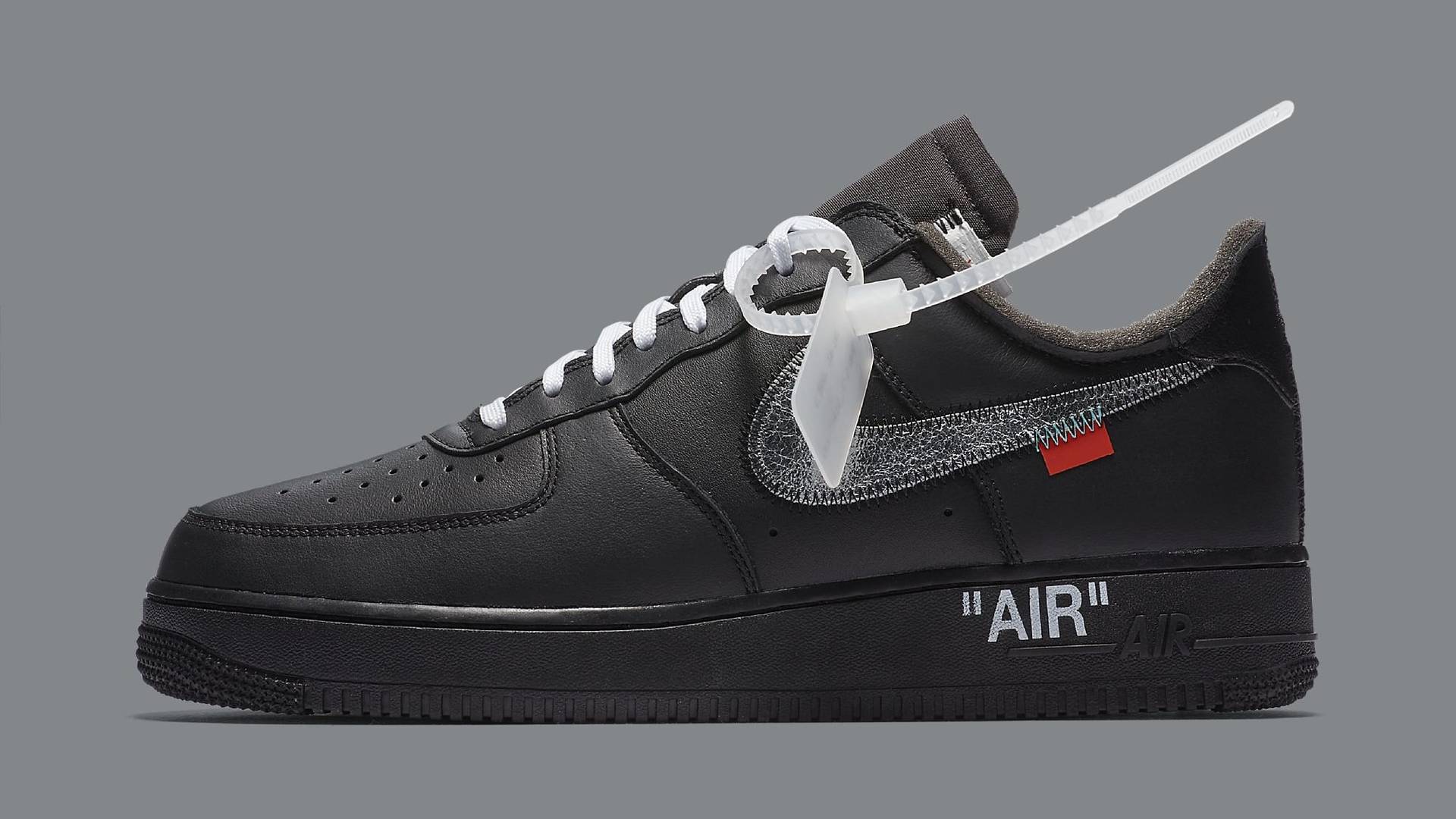 Off-White Nike Air Force 1 nera, streetwear di lusso, 1920x1080 Full HD 1080p, Desktop