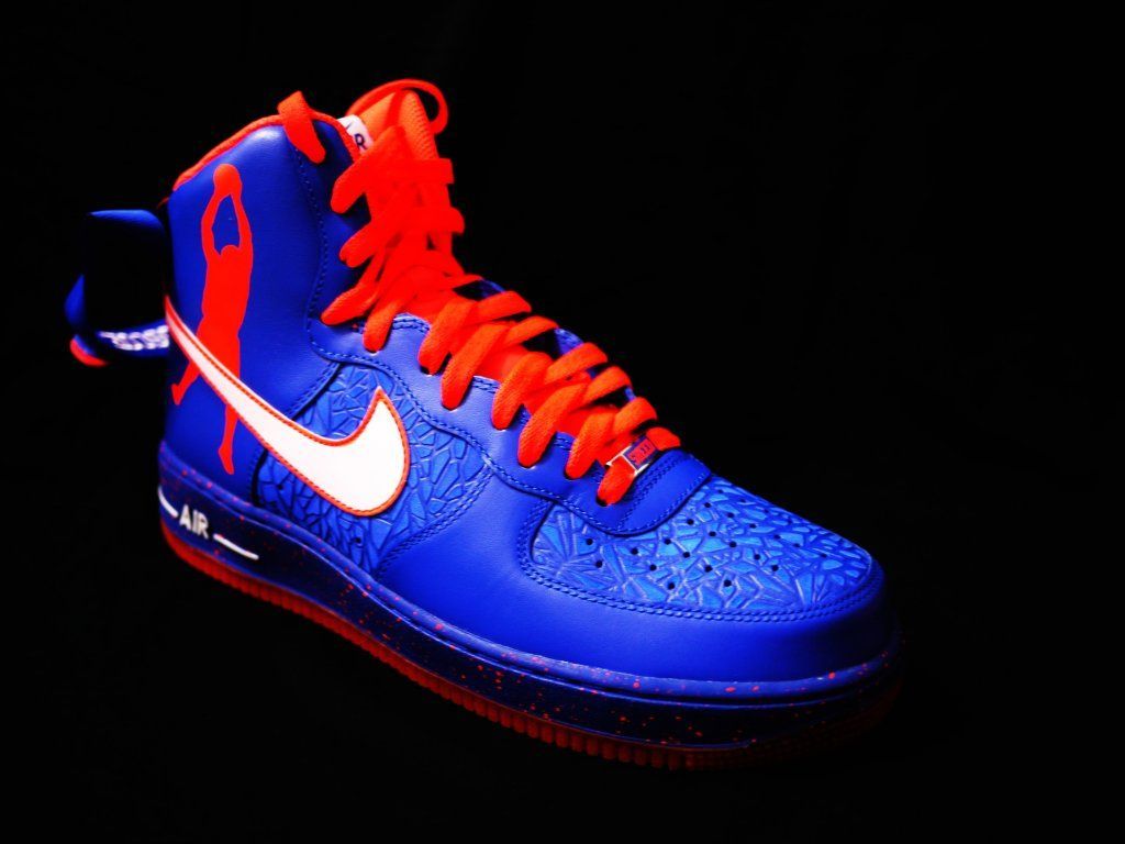 Nike Air Force 1 blu arancione, 1024x768 HD, Desktop