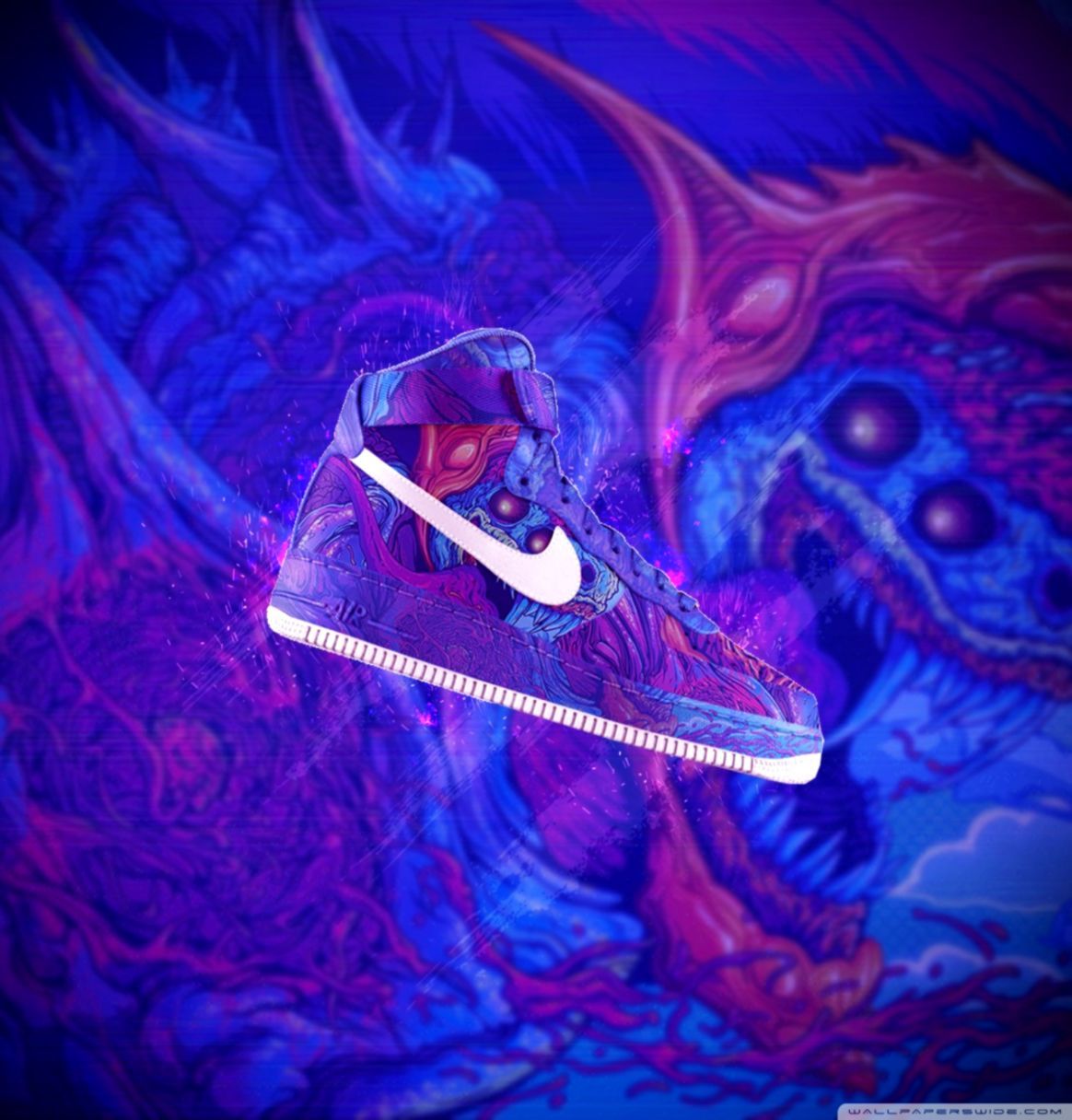 Nike Viola e Blu, 1536x2048 Full HD Verticale, iPhone