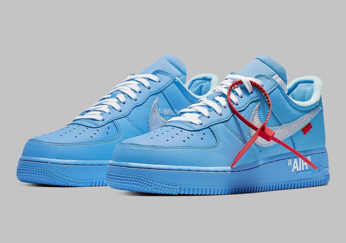 Nike Air Force 1 Off-White blu, Virgil Abloh, 1140x801 HD, PC