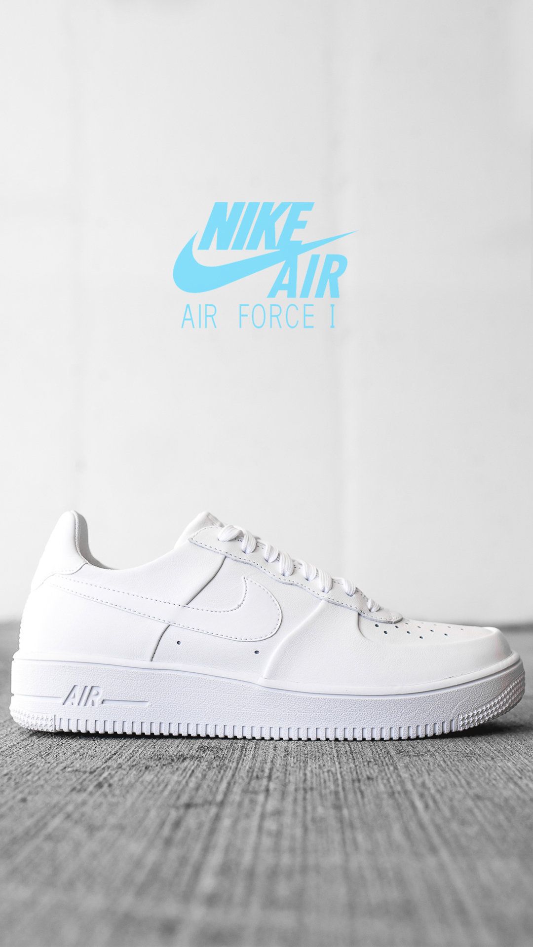 Sneaker Nike Air Force 1 bianca, 1080x1920 Full HD Verticale, Smartphone