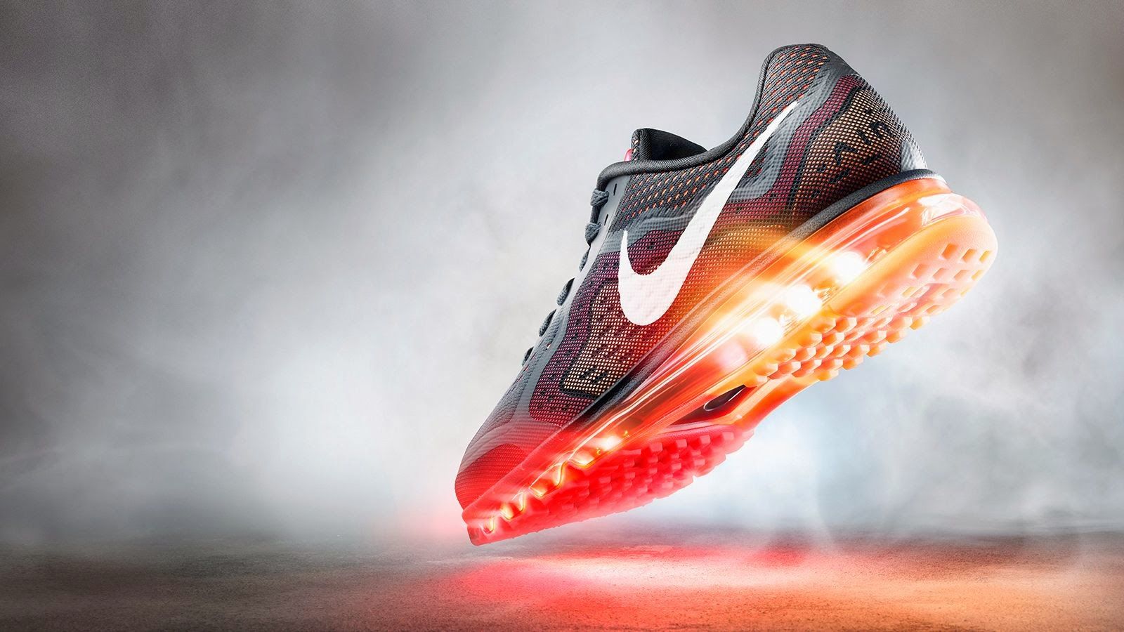 Scarpa Nike Air Max grigia, 1600x900 HD, Desktop