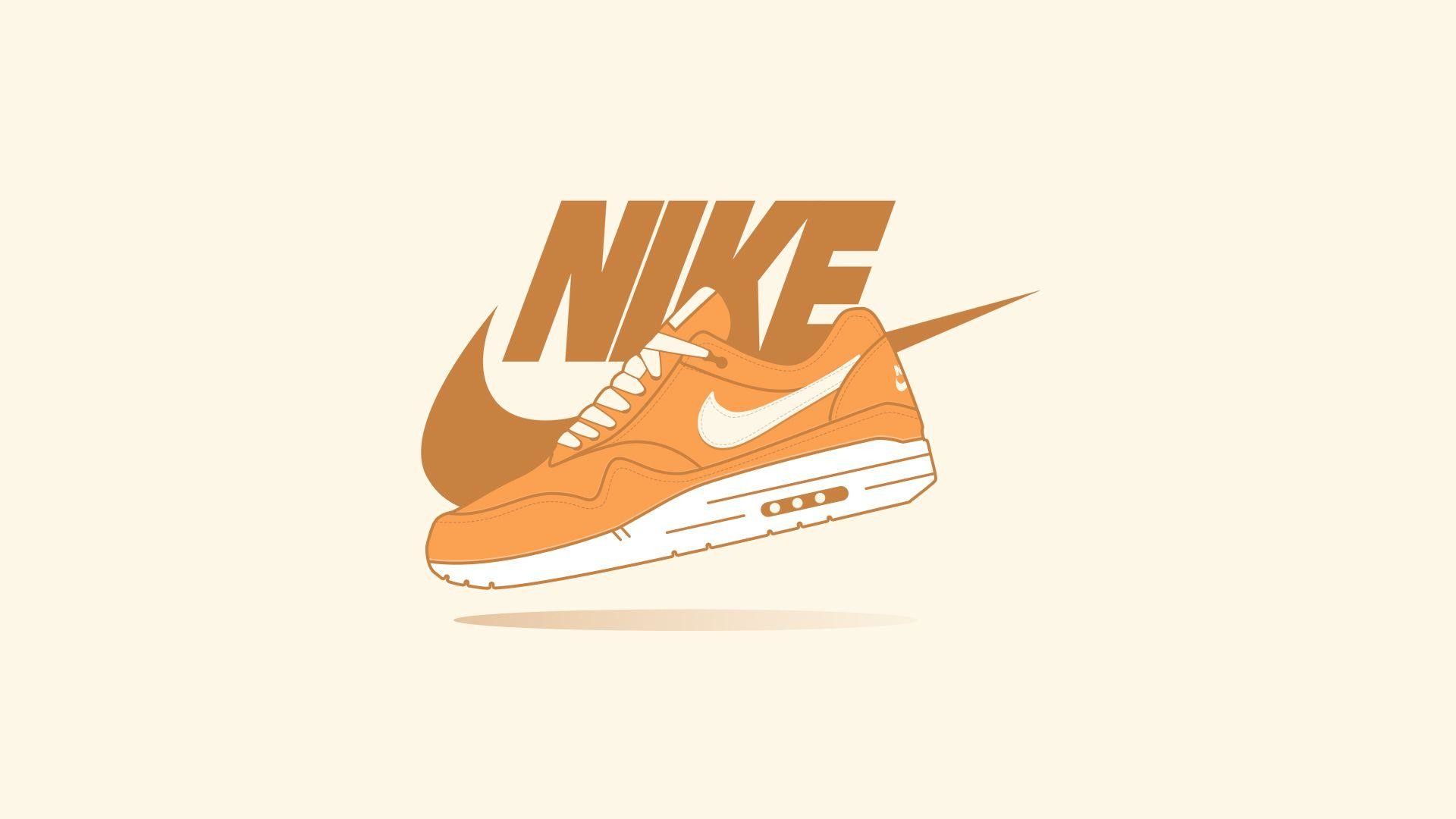 Scarpa Nike Air Max arancione, 1920x1080 1080p, PC Desktop