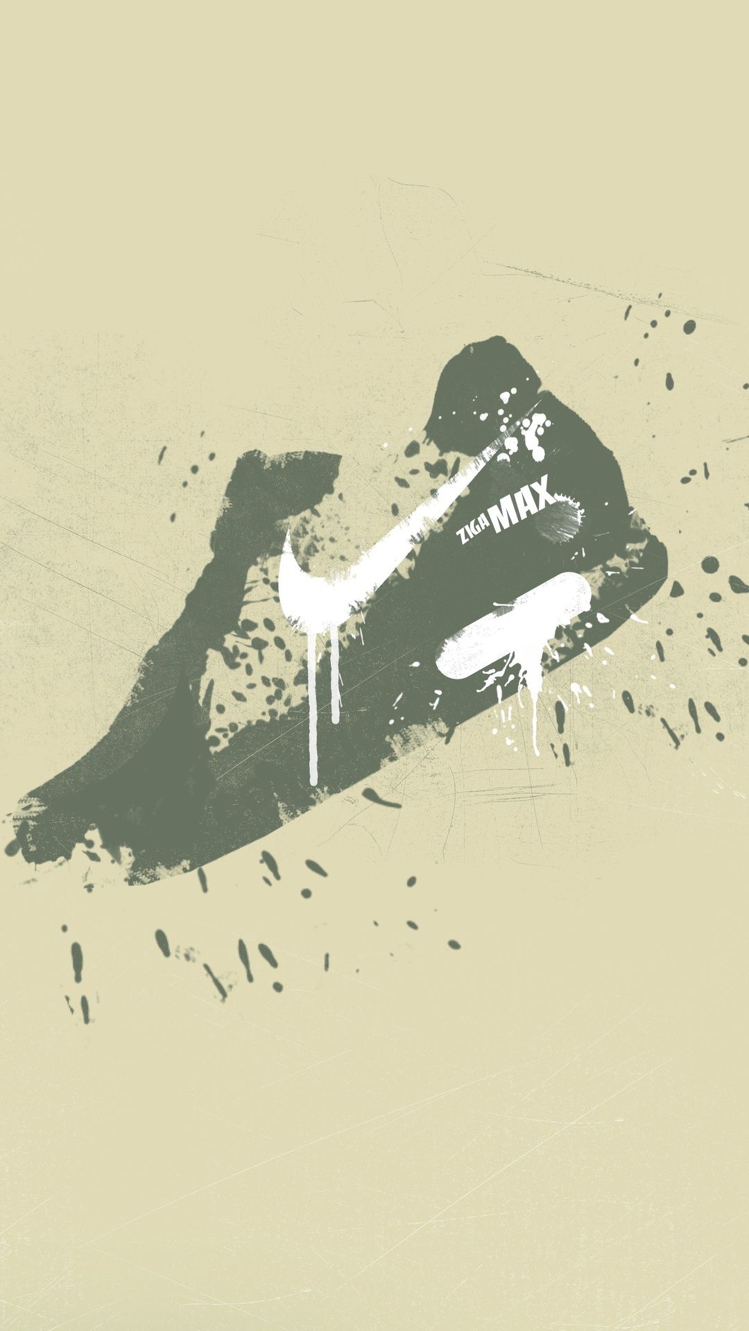 Scarpa Nike silhouette schizzi, 1080x1920 Verticale, Samsung Galaxy