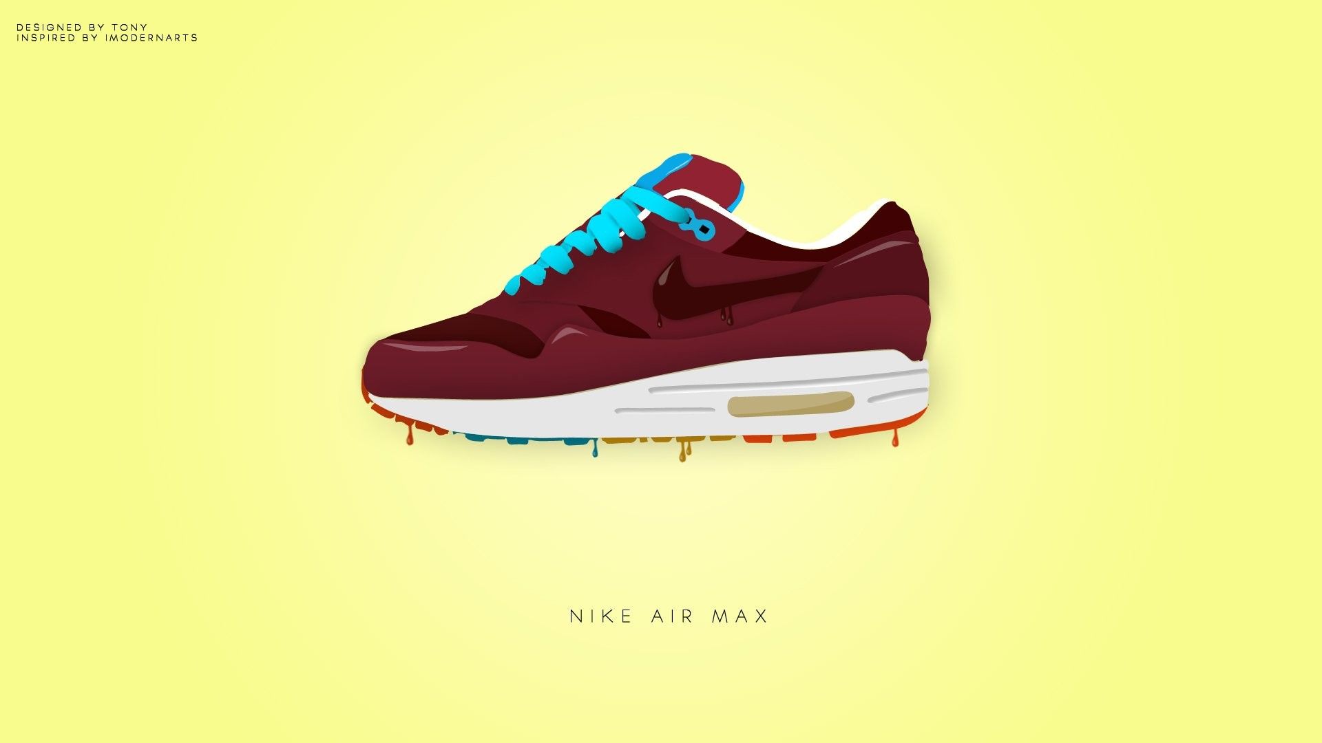 Scarpa Nike Air Max bordeaux, 1920x1080 Full HD 1080p, Desktop