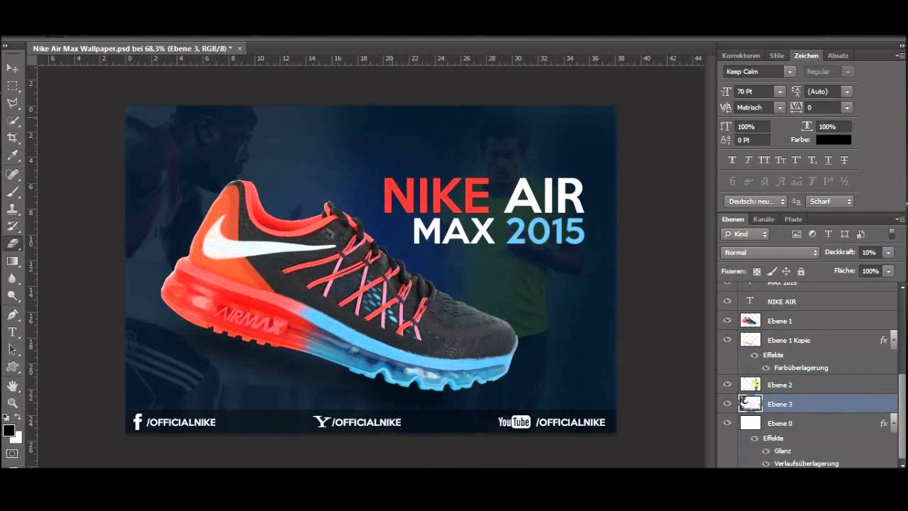 Nike Air Max scarpa design, 1280x720 720p, PC